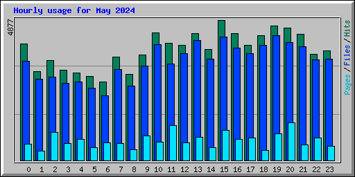 Hourly usage for May 2024